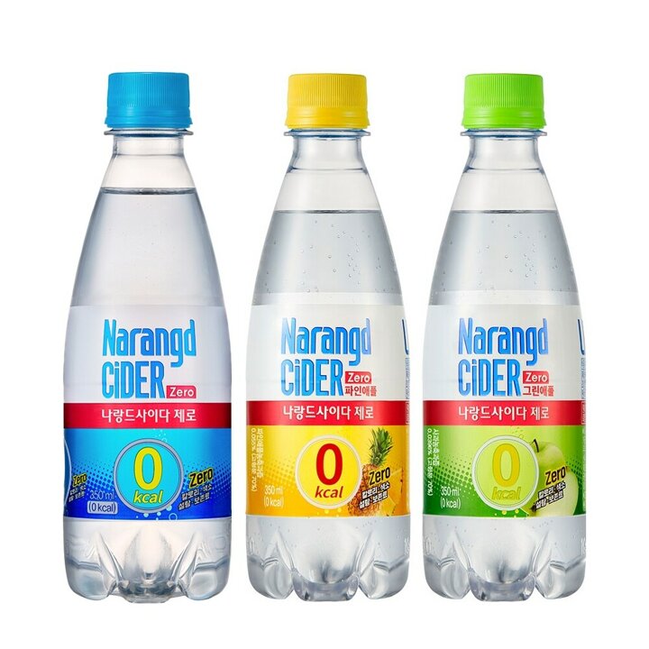 (G) 나랑드사이다 3종 350ml PET 2박스(옵션선택)