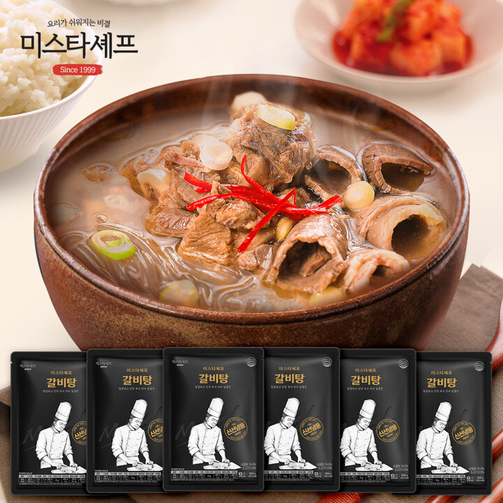 미스타셰프 갈비탕 600g 6팩
