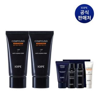 아이오페 맨  컴파운드 선 스크린 50ml SPF 50+/PA++++  2개