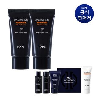 아이오페 맨  컴파운드 선 스크린 50ml SPF 50+/PA++++  2개
