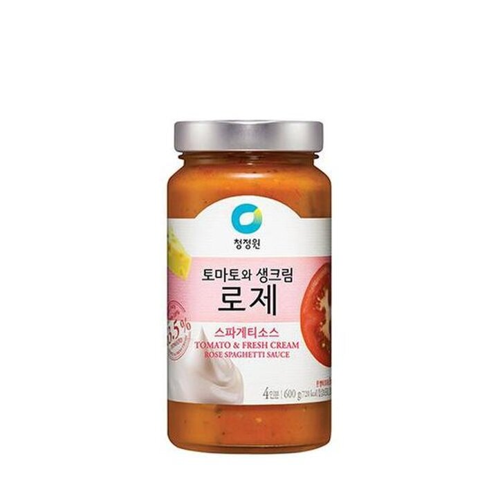 (신세계의정부점)청정원 로제 스파게티 소스 600g