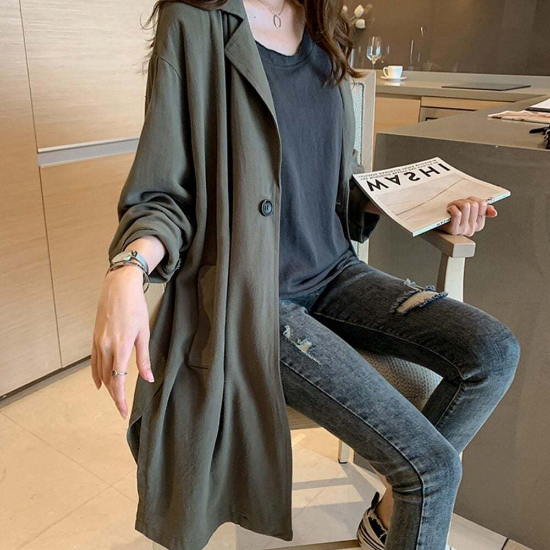 모노무드 여름아우터 마자켓 린넨코트 봄자켓 여자