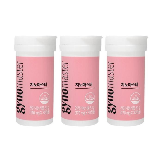 마스터바이옴 지노 마스터 170mg x 30캡슐 질유산균 질건강 3개 Ss