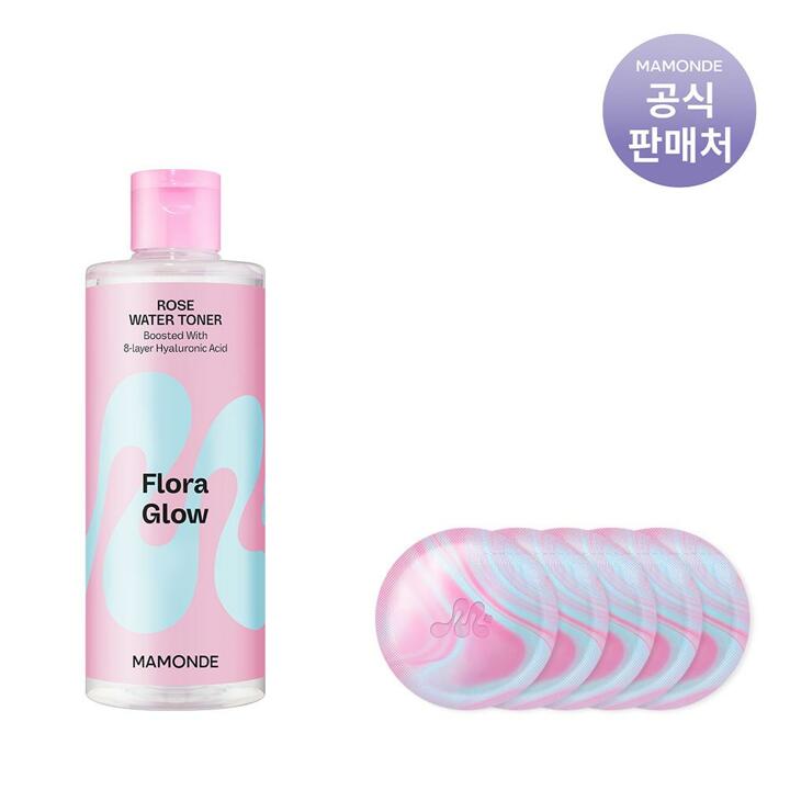 마몽드 플로라 글로우 로즈 워터 토너 300ml