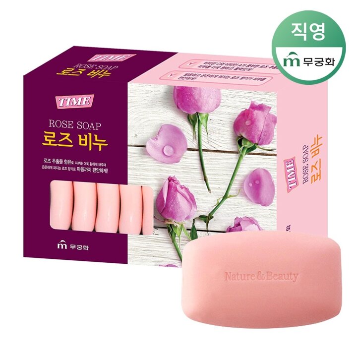 [비노출] 무궁화 타임 로즈비누 (16개입)