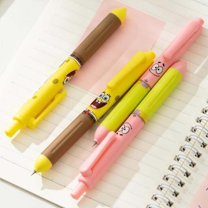 아트박스/델리 델리 스폰지밥 중성펜 젤펜 0.5mm