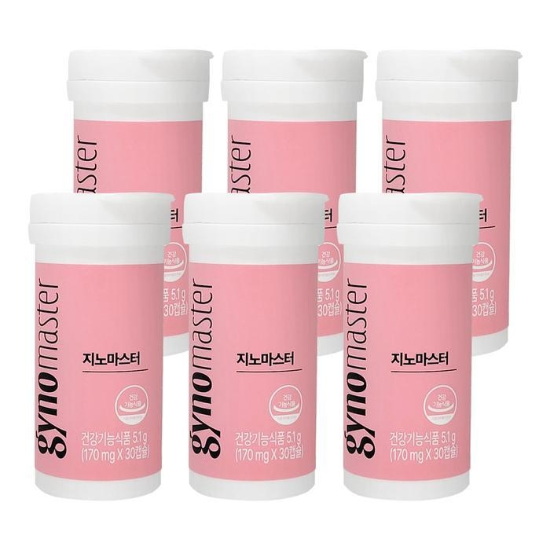 마스터바이옴 지노 마스터 170mg x 30캡슐 질유산균 질건강 6개 Ss