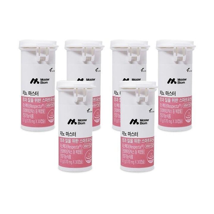 마스터바이옴지노마스터170mgx30캡슐질유산균질건강6개Ss