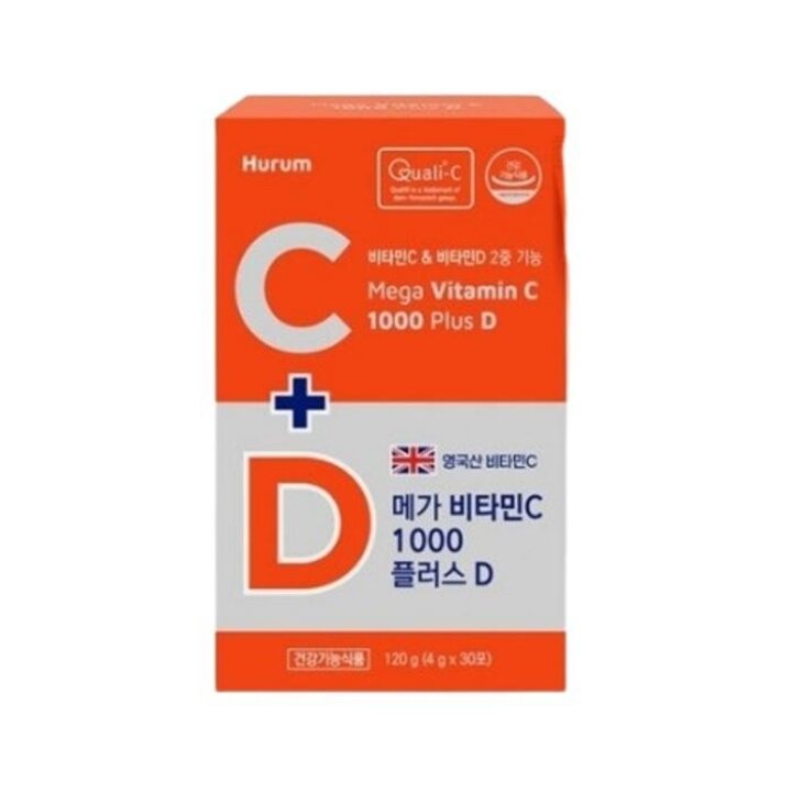 [단비]휴럼메가비타민C1000플러스D30포x1개