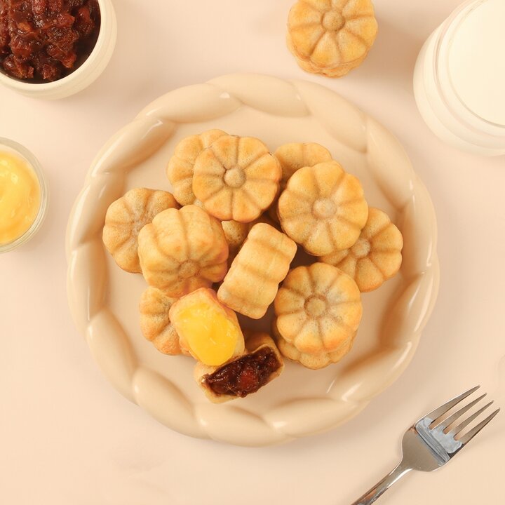 [마녀바스켓] 추억의 간식 용궁에서 온 국화빵 팥500g+슈500g  (총 40개)*