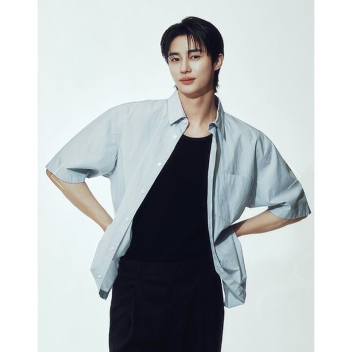 (신세계 사우스시티)NEW [변우석] 남자 포플린 반팔 셔츠045511