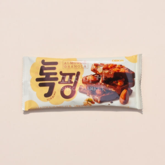 [하프클럽/아트박스] 과자마켓 오리온 톡핑 아몬드 그래놀라 초콜릿 43gX20개-P416164514