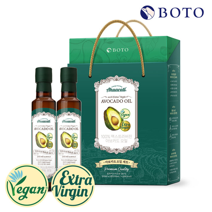 [s][보뚜] 아후카틀 엑스트라버진 아보카도오일 선물세트 250ml 2병