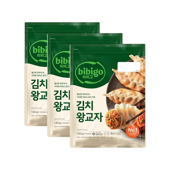 CJ 비비고 김치왕교자1.05kg x3개