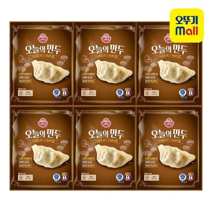 [오뚜기] 오늘의 만두 300g 6개
