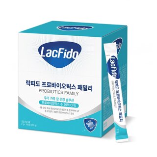 [대상웰라이프] 락피도 프로바이오틱스 패밀리 (2 gx100포) 1박스