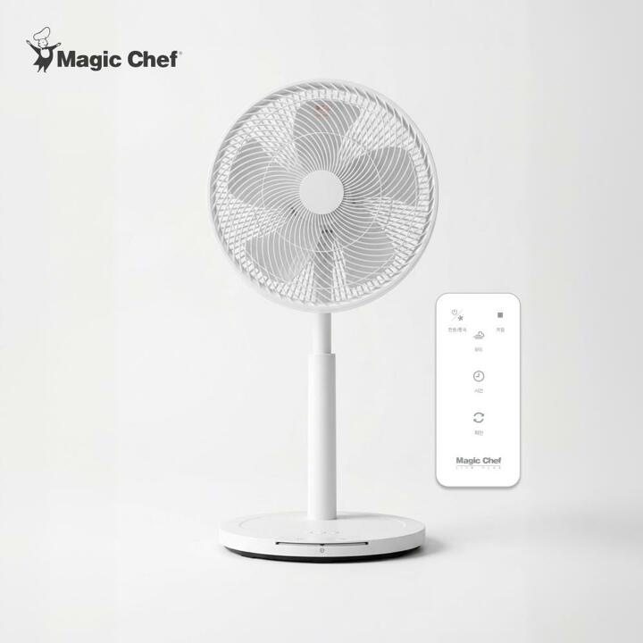 매직쉐프 발터치 초미풍 저소음 스탠드 선풍기 14인치 5엽날개 리모컨 MEAC-1400RF 