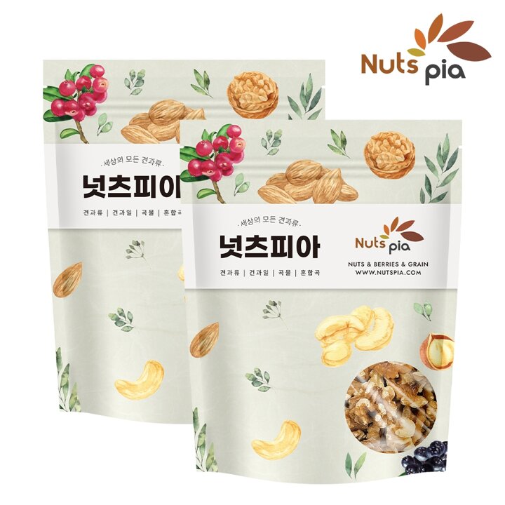 [넛츠피아] 25년 햇 호두 반반태 LHP 1/4태 150g x 2봉