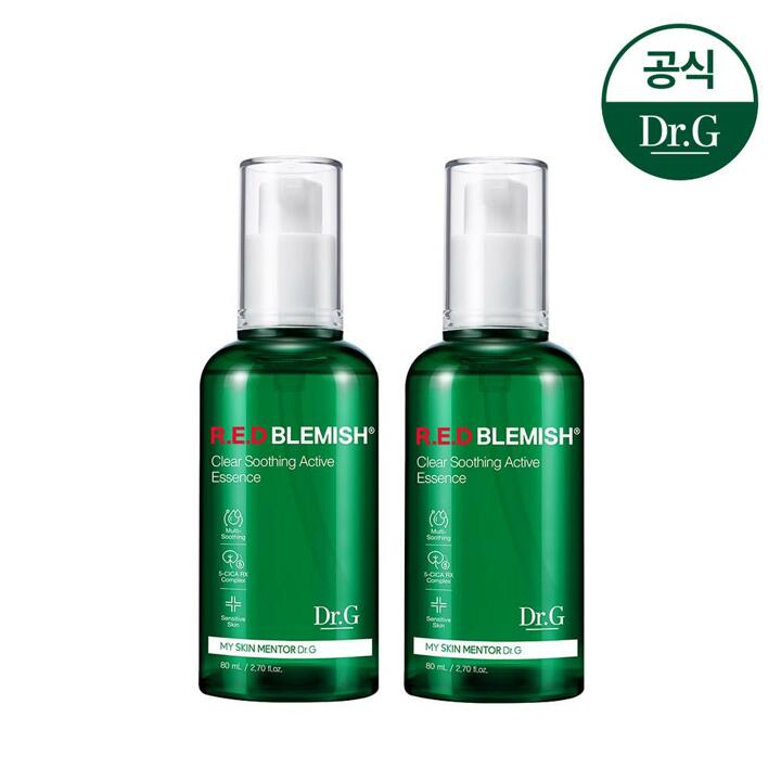 닥터지 레드 블레미쉬 클리어 수딩 액티브 에센스 80mL 1+1 