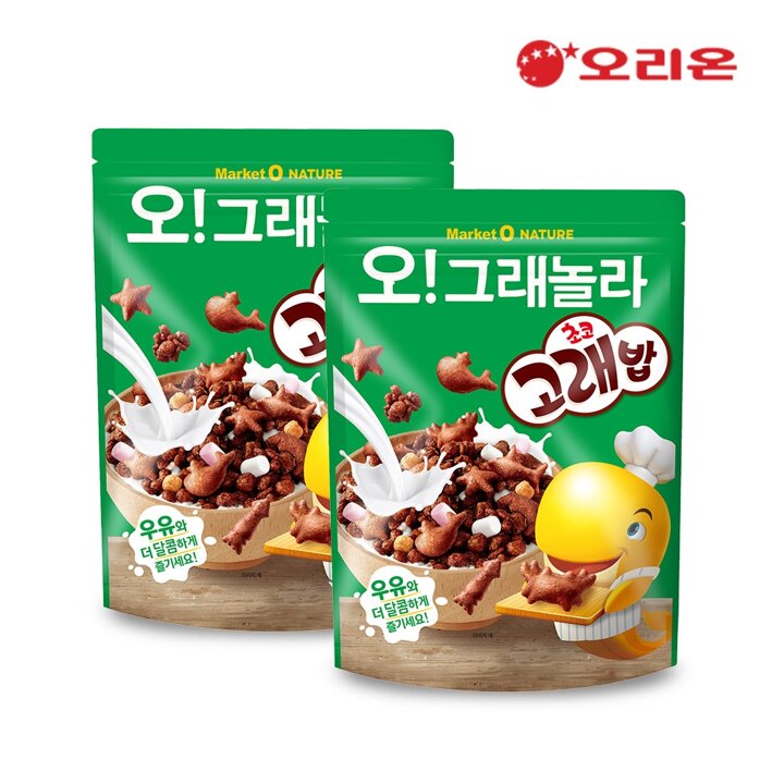 오리온 마켓오 오그래놀라 초코고래밥(300g) x 2개