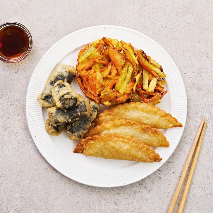 [추억의 국민학교 떡볶이] 국떡 바사삭 모둠튀김 174gX4팩