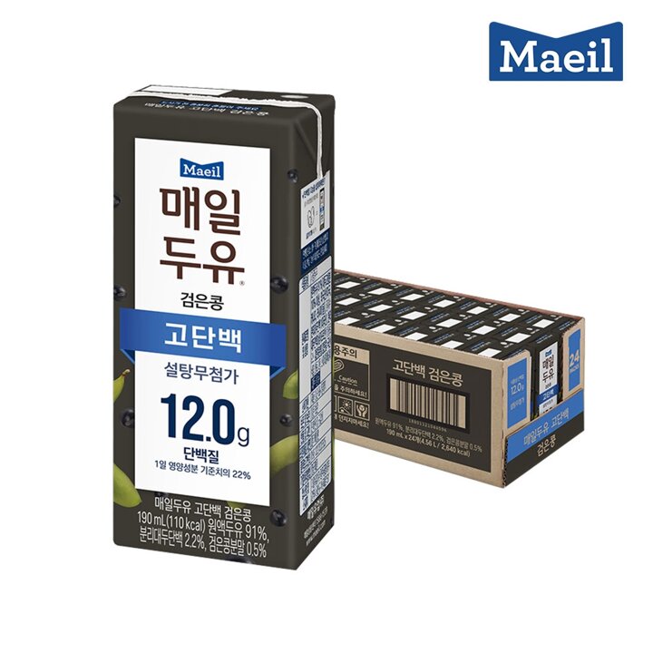 매일두유 고단백 검은콩 190ml 24팩