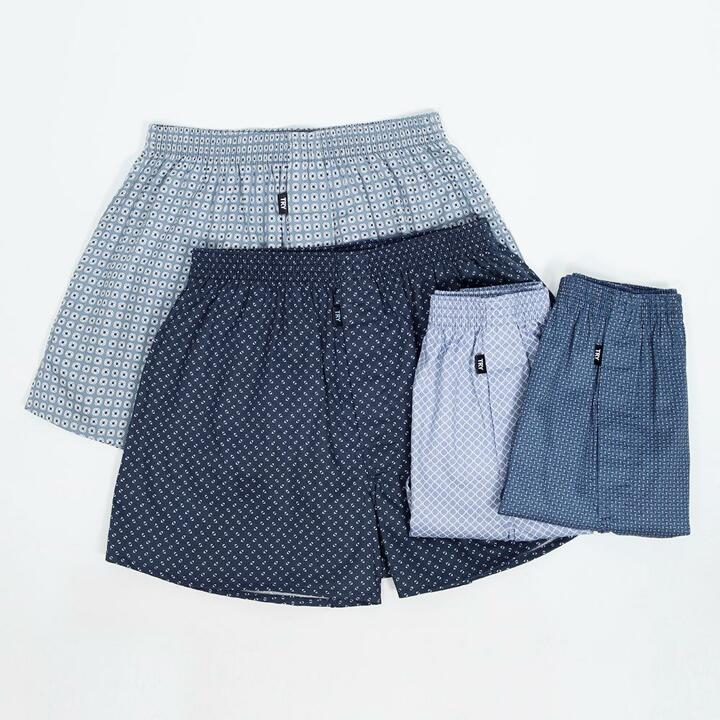 [TRY] 남성 데일리 순면 주자 트렁크 4종 세트