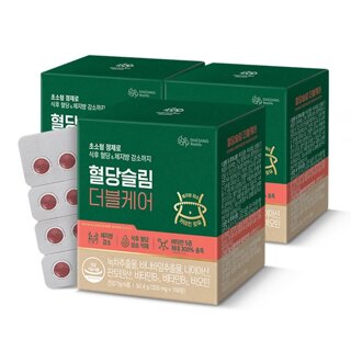 [대상웰라이프] 혈당슬림 더블케어 (300 mg x 168캡슐) 3통