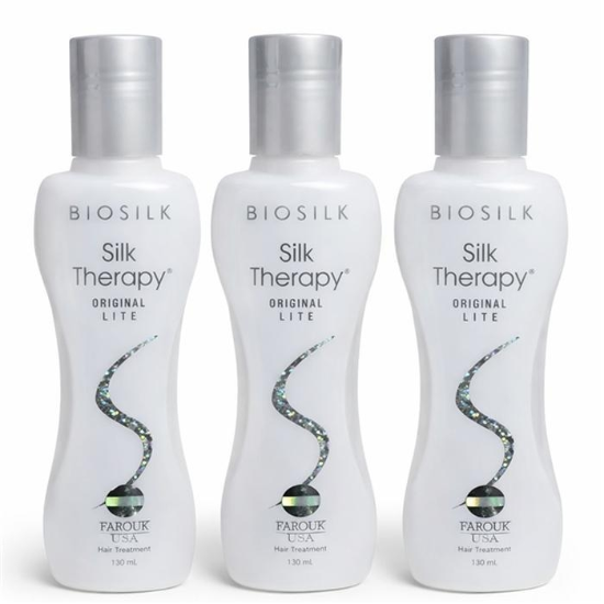 [웰빙창고]실크테라피오리지널라이트손상모리페어헤어에센스오일130ml3개