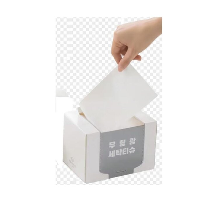 흰색옷이염방지시트세탁티슈100매X2개