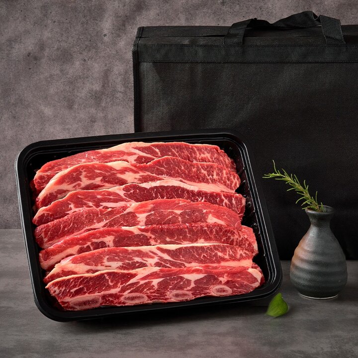 블랙앵거스 LA갈비 2kg 선물세트