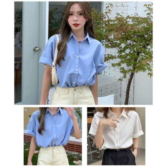 BL21158 블라우스 브라우스 셔츠 여성
