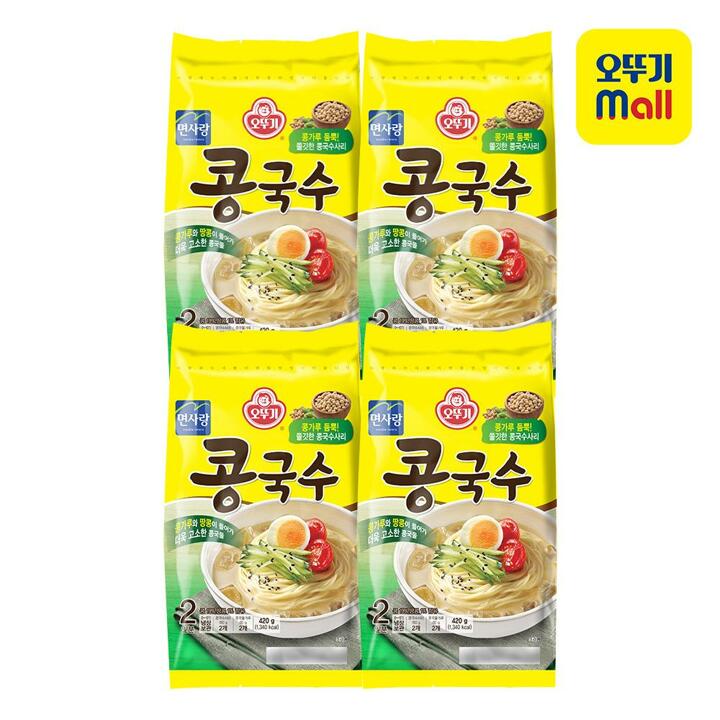 [본사직영] 오뚜기 콩국수(2인) 420g 4개