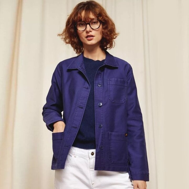 (신세계강남점)몰스킨 여성 (W)Genuine Lmsm Work Jacket Blue LSTA0JK21W