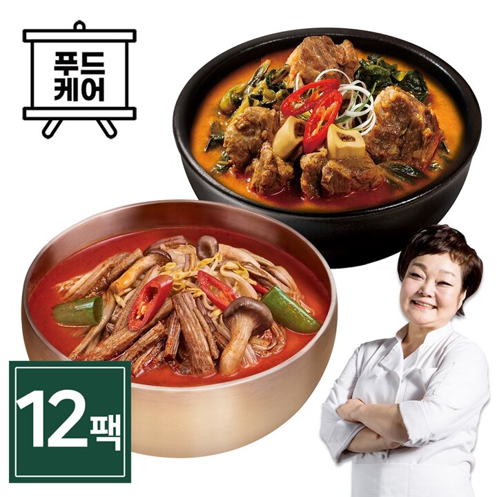 빅마마 이혜정의 육개장6팩 + 우거지갈비탕6팩