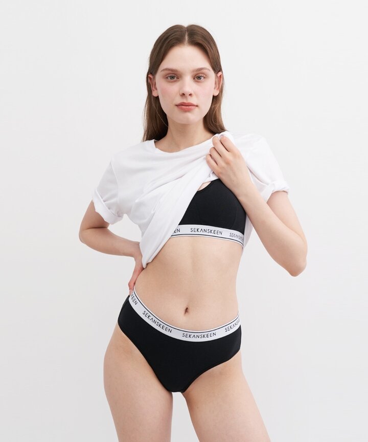 세컨스킨 면스판 모던 스쿱백 브라팬티세트_FU9300