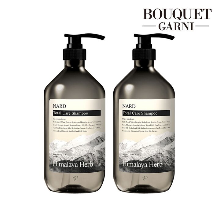 히말라야 허브나드 토탈케어 샴푸 시그니처향 1000ml x2개