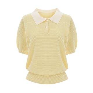 [TAG가59,000]배색카라골지울니트_S6BKN001C