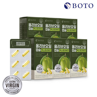 [보뚜] 엑스트라버진 올리브오일 캡슐 1,000mg 30캡슐 x 6박스