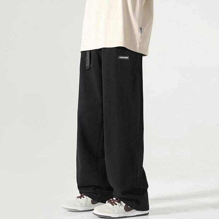 남성용 밴딩 와이드 팬츠 2색 데일리 캐주얼 바지