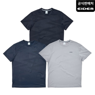 [아이더] 남성 자카드 R 반팔 라운드 티셔츠_DMM23239
