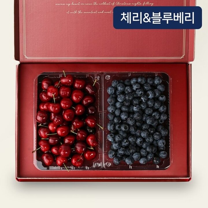(신세계센텀점)새콤달콤 체리400gn블루베리400g 선물세트