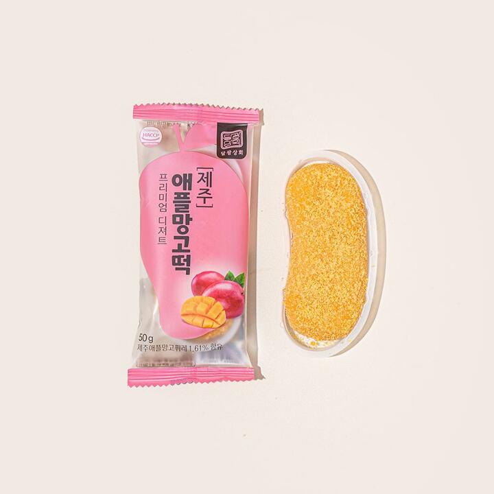 달광상회 제주 애플망고떡 1팩 4개입 달콤한 제주도 애플망고 국내산 찹쌀