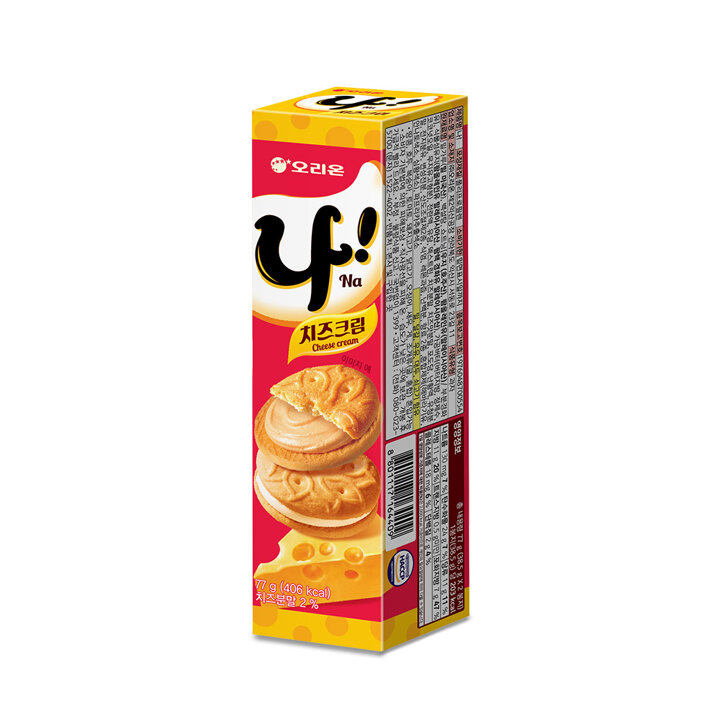 오리온 나! 치즈크림 샌드 2p(77g) x 10개