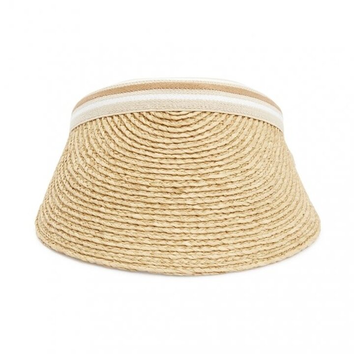 헬렌카민스키 비앙카 10 스트라이프 여성 바이저 HAT50265 NATURAL NOUGAT STRIPE