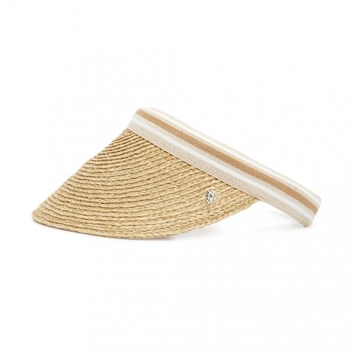 헬렌카민스키 비앙카 10 스트라이프 여성 바이저 HAT50265 NATURAL NOUGAT STRIPE