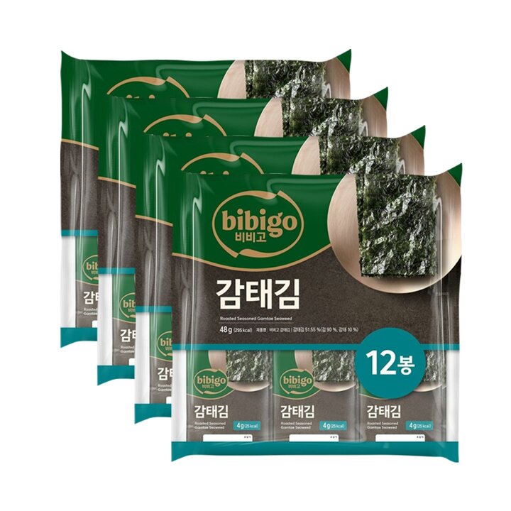 CJ 비비고 감태김 (4gx12ea) x4개
