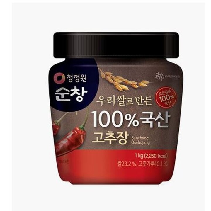 (신세계강남점)청정원 순창 100퍼센트 국산고추장 1kg(1개)/강남점 순창 쌈장 200g증정