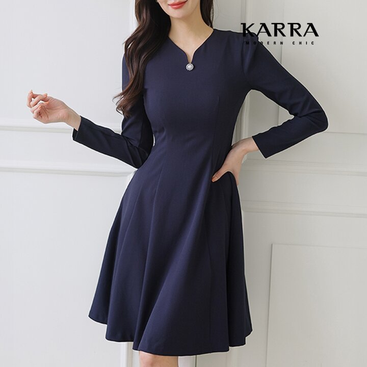 [신세계단독] KARRA (77까지)진주미니멈원피스_B4S0875