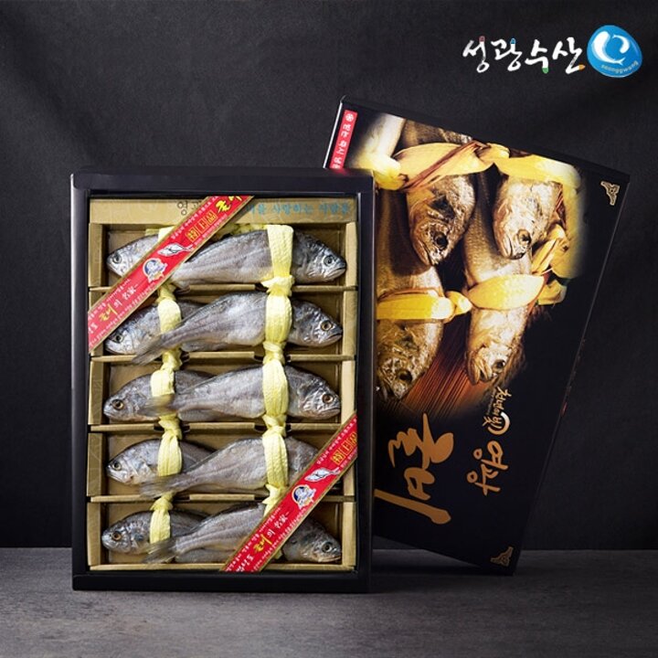 [성광굴비]영광법성포굴비오가2호(10마리 대략1.3kg내외 23cm)지함선물세트